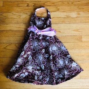 Jessica Ann Halter Style Flower Print Dress - Sz 5
